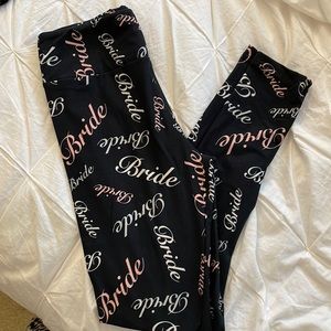 LulaRoe Onesize Bride Leggings